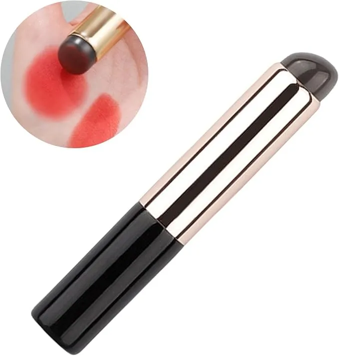 2 Pcs Reusable Silicone Lip Brush, Silicone Lip And Concealer Makeup Brushes