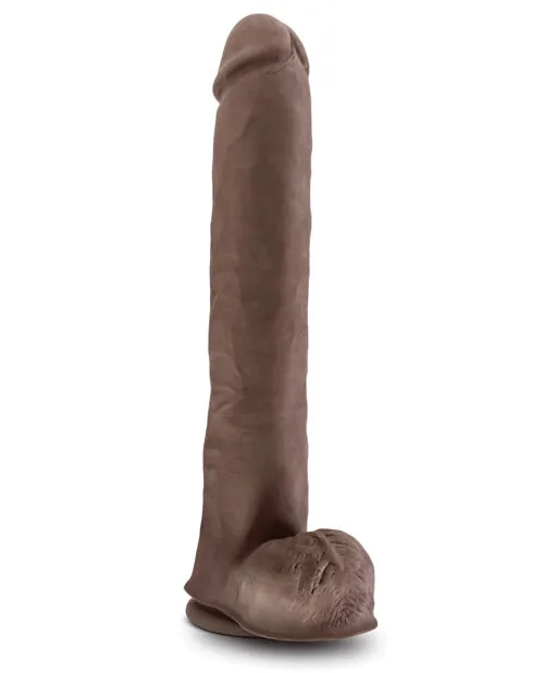 Blush Au Naturel Daddy 14" Sensa Feel Dual Density Dong W/suction Cup