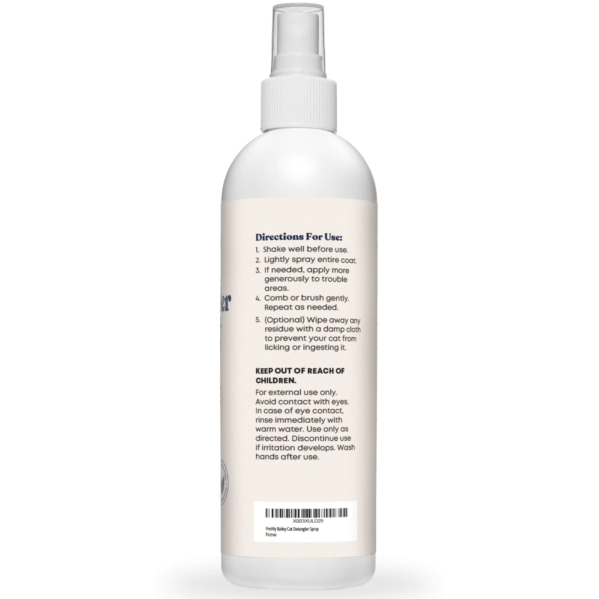 Cat Detangling Spray 16 FL OZ