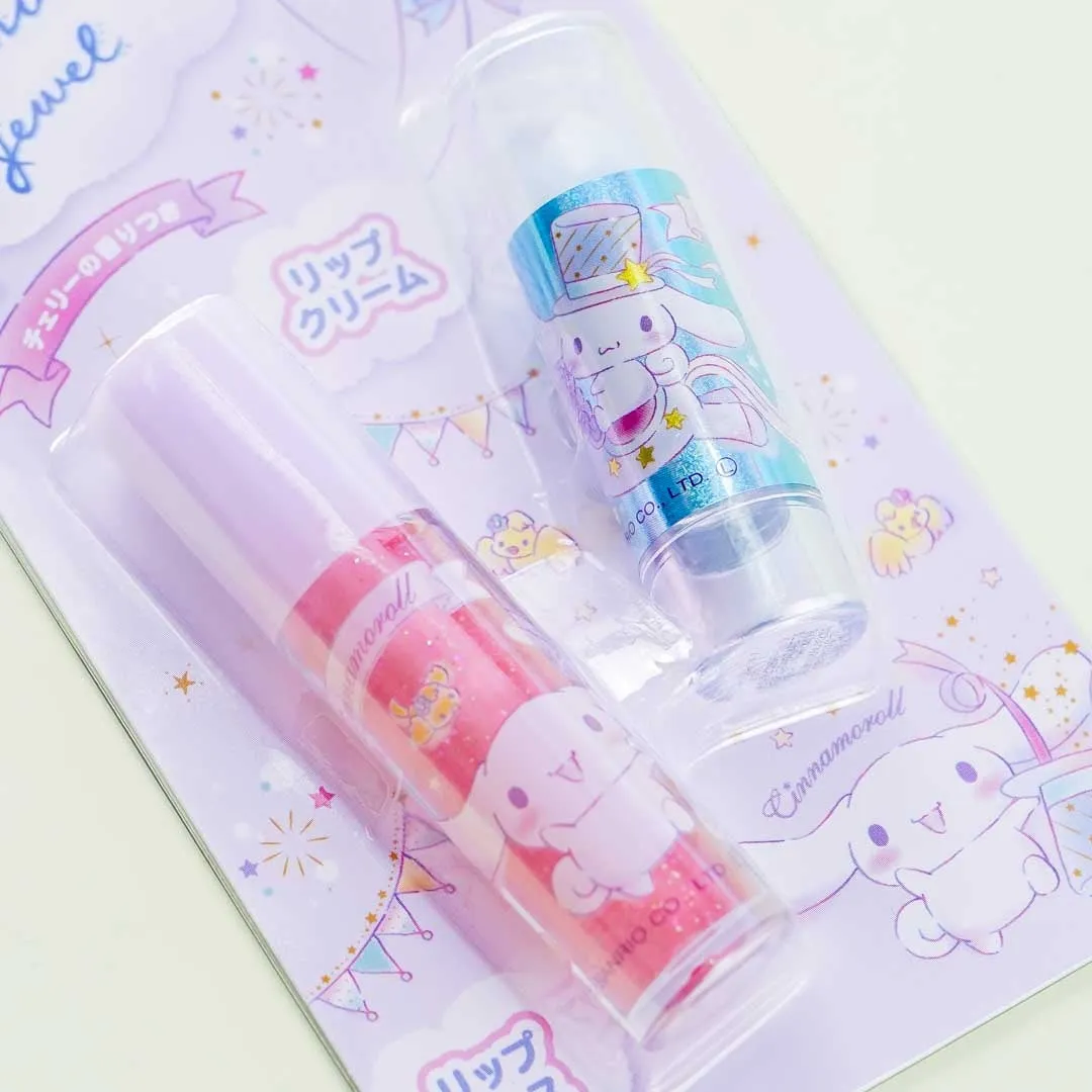 Cinnamoroll Charming Jewel Lip Balm & Gloss Set