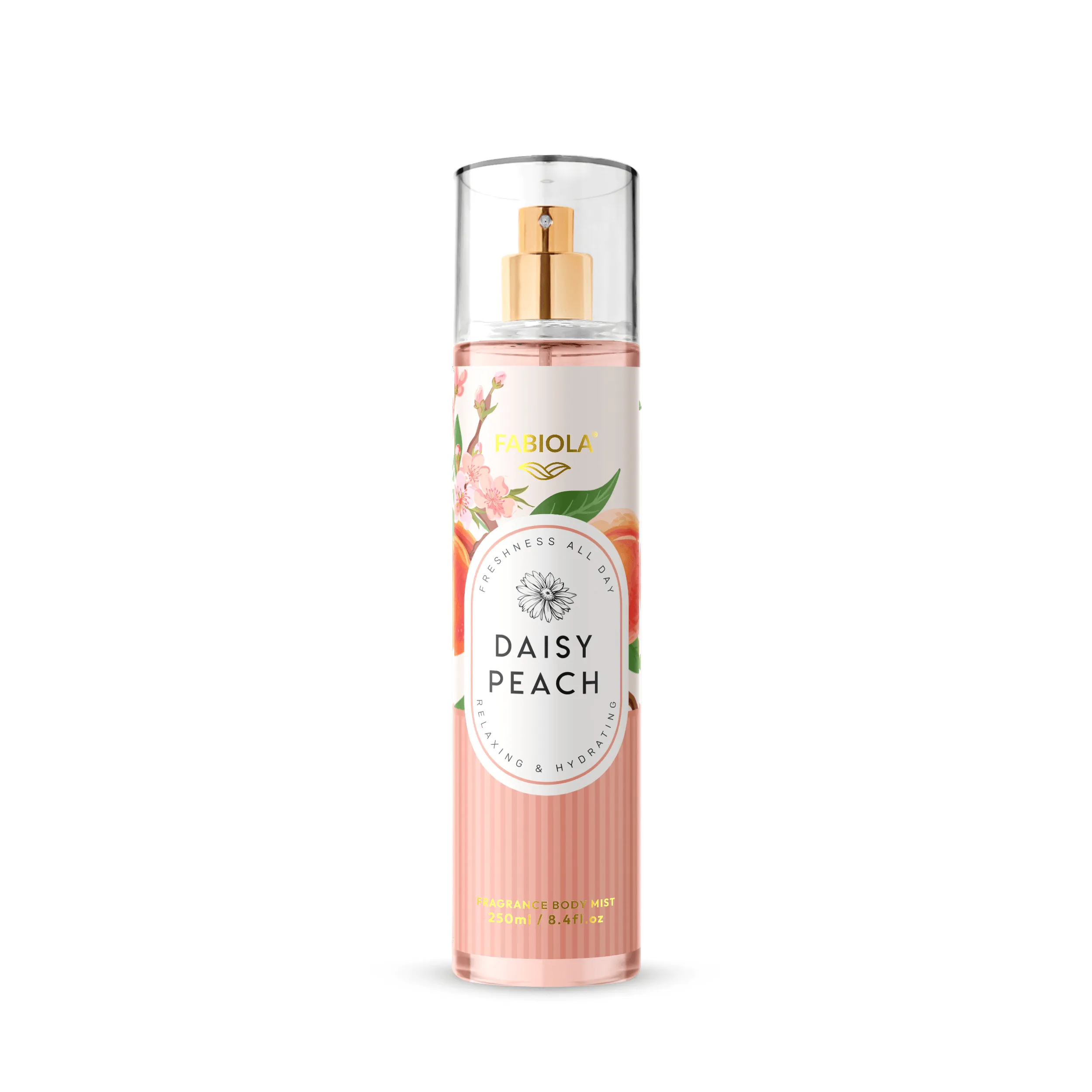 Fabiola Daisy Peach Fragrance Body Mist - 250ml