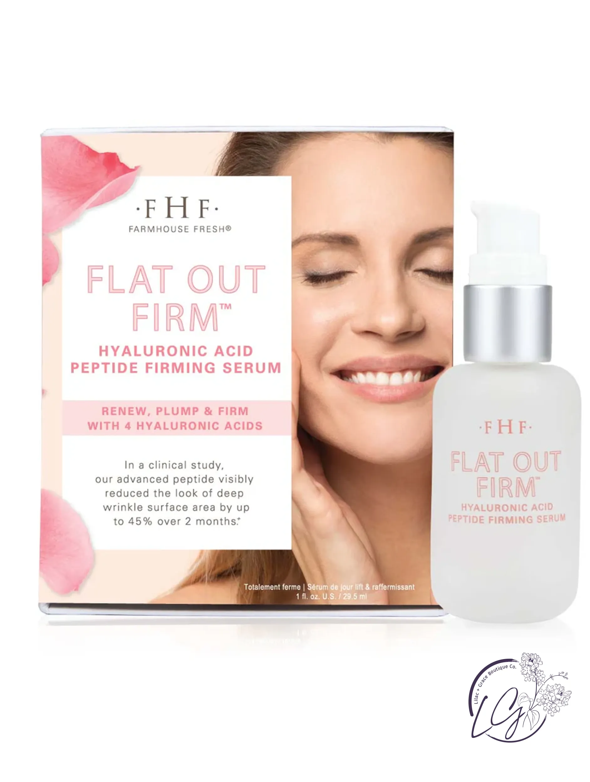 Flat Out Firm Hyaluronic Acid Peptide Firming Serum