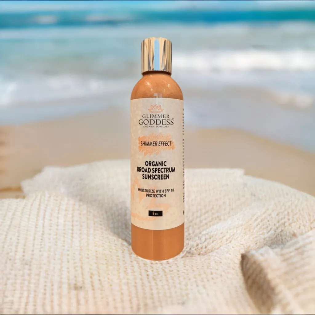 Goddess Glow Shimmer Suntan Lotion SPF 40 - Reef-Safe Radiance