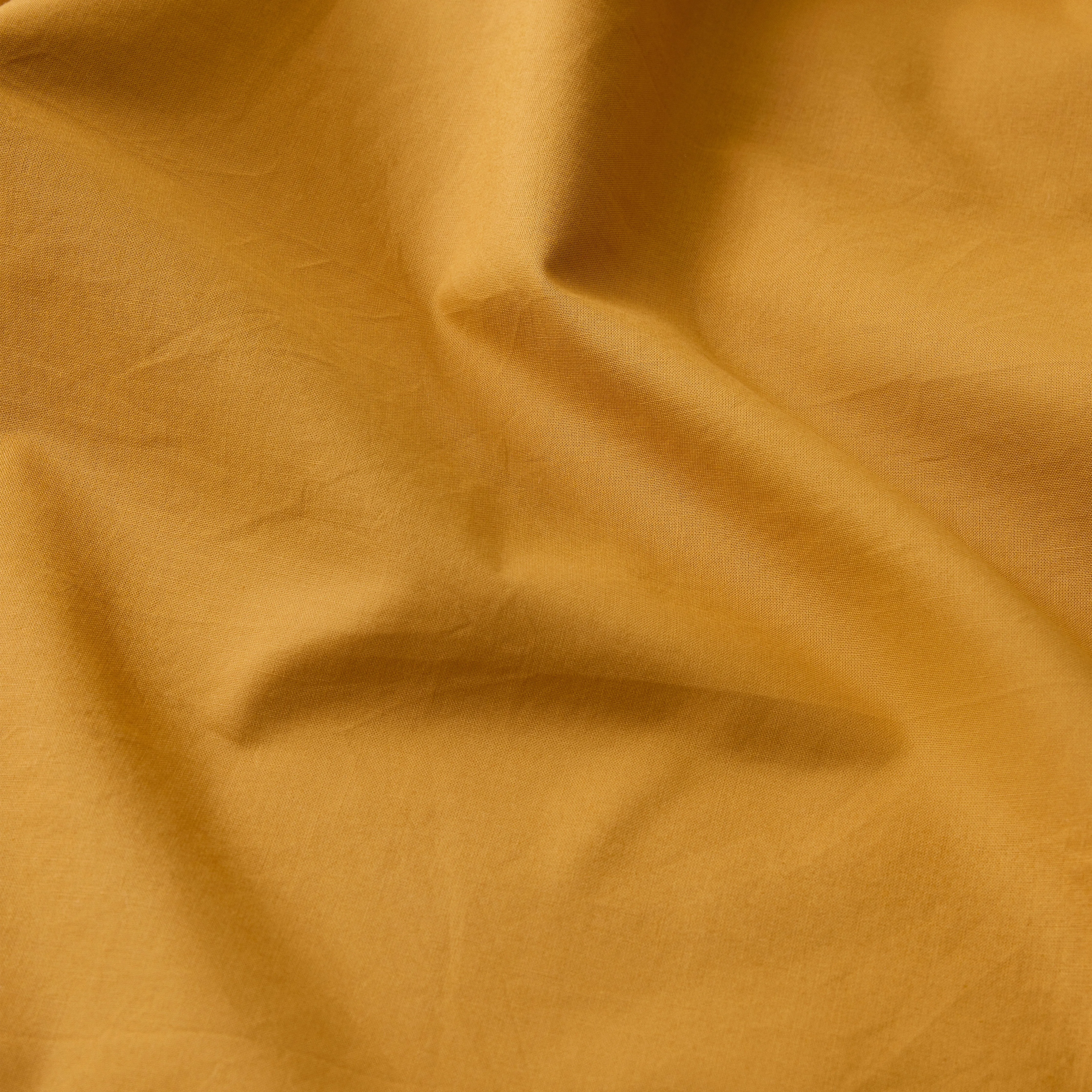 Leo Washed Cotton - Mustard Bed Sheets