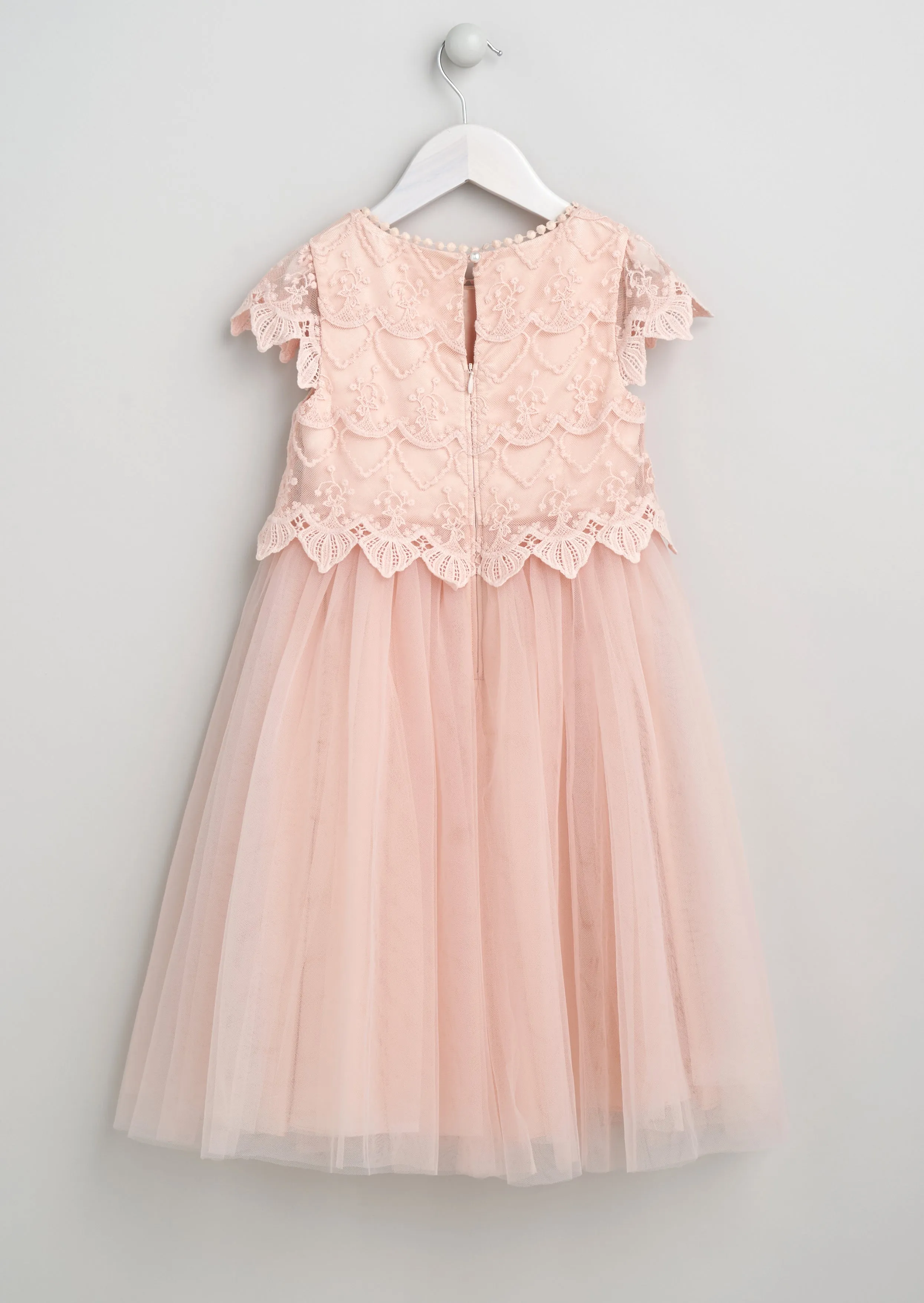 Lucy Lace Bodice Dress - Blush