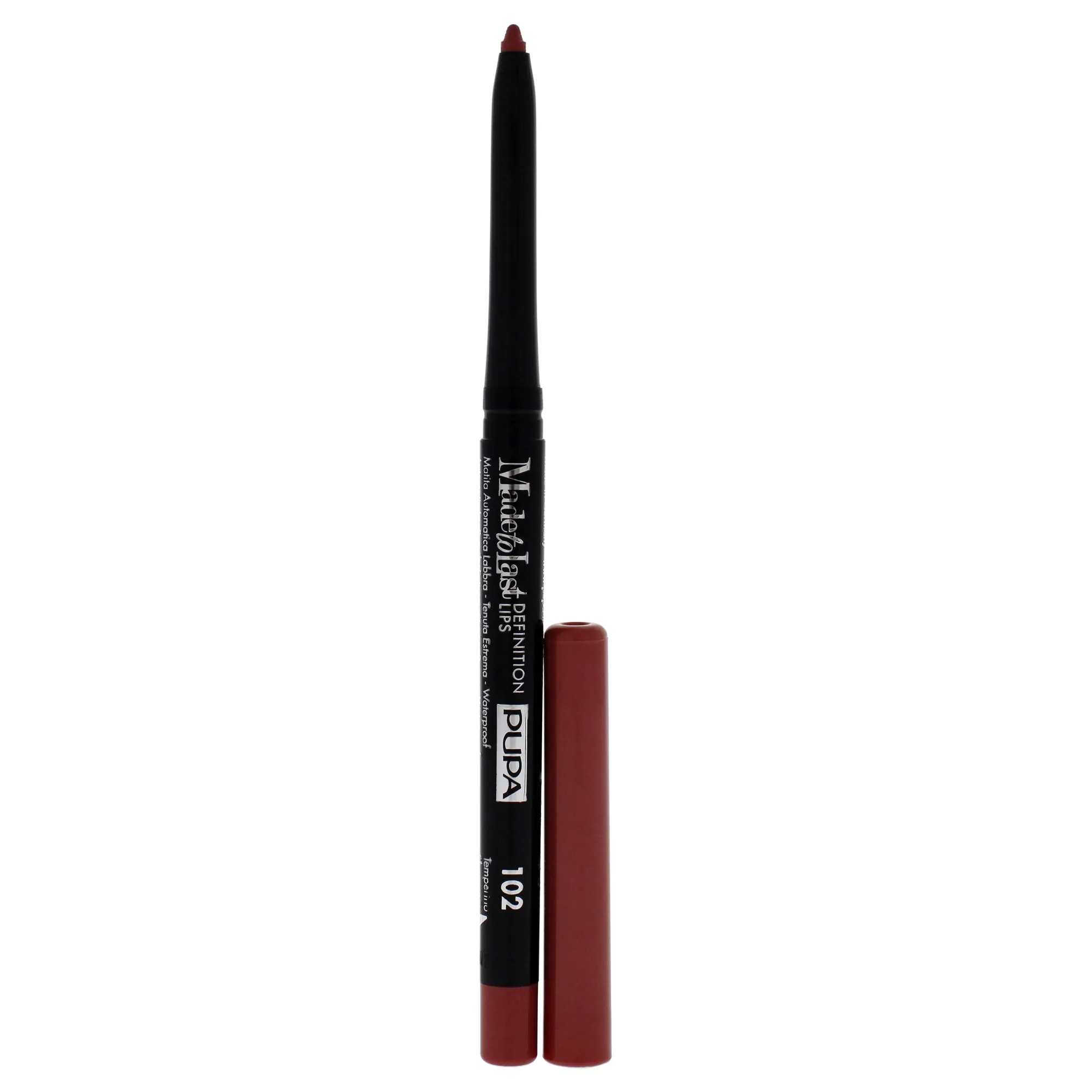 Made To Last Definition Lips - 102 Soft Rose by Pupa Milano for Women - 0.012 oz Lip Pencil