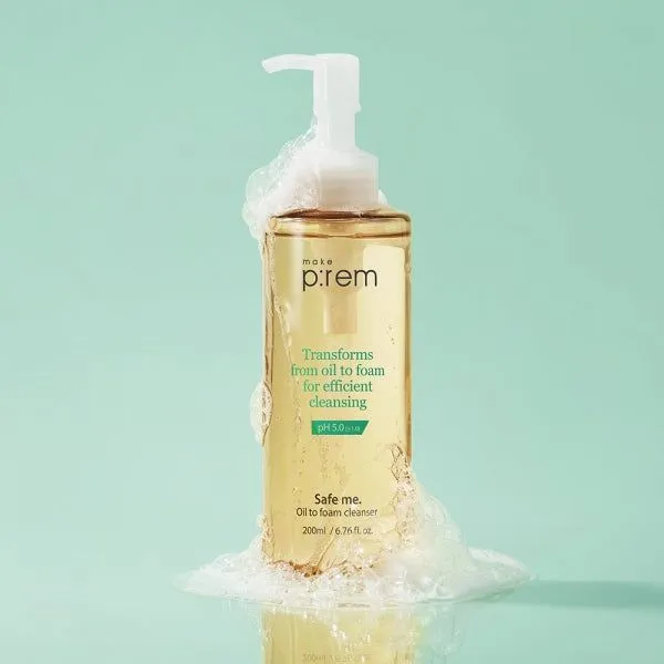 make p:rem Safe Me. Oil to Foam Cleanser 200ml