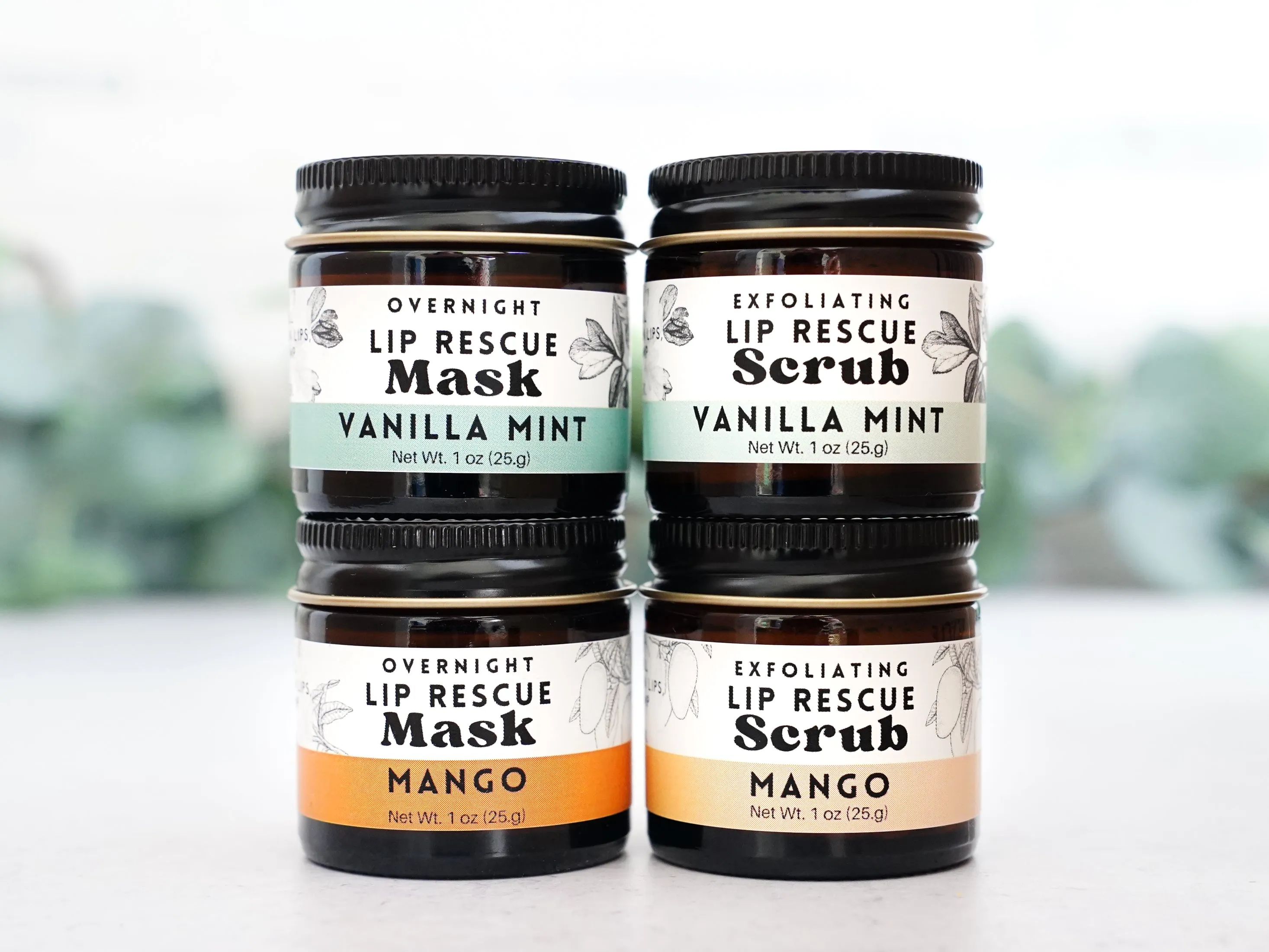 Mango Lip Rescue Sugar Scrub -Exfoliating lip treatment