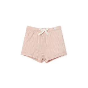 MORI Ribbed Shorts - Blush