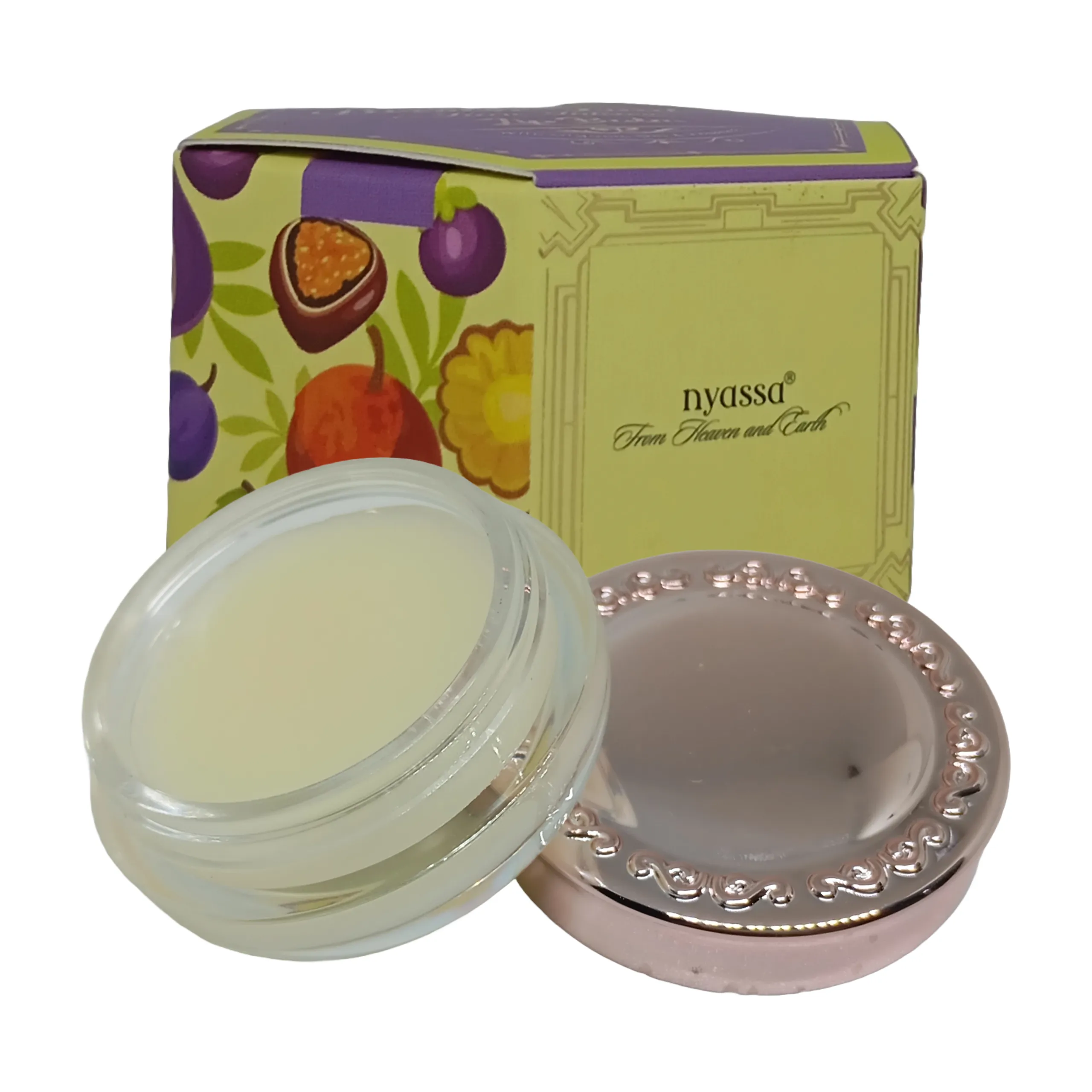 Passion Fruit and Rose Intense lip balm with organic oil and vitamin E - 6gm