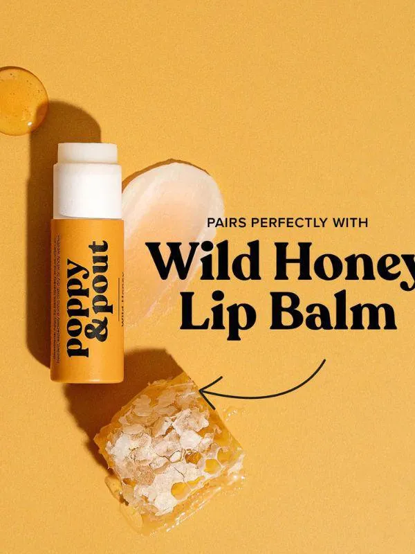 Poppy & Pout Lip Scrub - Wild Honey