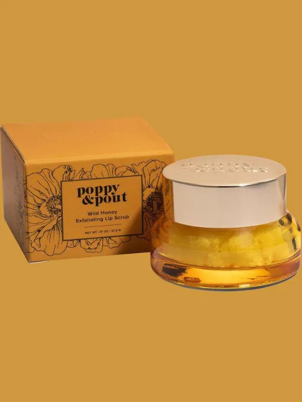 Poppy & Pout Lip Scrub - Wild Honey