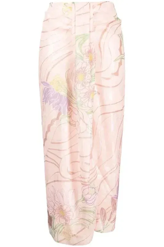 SABINA MUSAYEV LIMA SKIRT - BLUSH PRINT