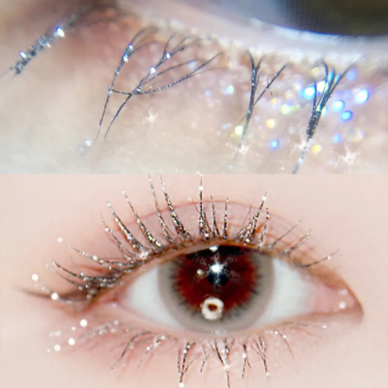 Sequins,Glitter, Snowflakes, Waterproof, Non-Smudge, Mascara