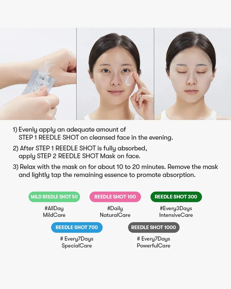 VT Reedle Shot 100 2-Step Hydrogel Mask #Collagen