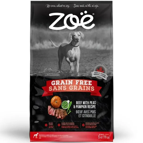 Zoë Dog Grain Free Beef with Peas & Pumpkin Dry Dog Food