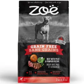 Zoë Dog Grain Free Beef with Peas & Pumpkin Dry Dog Food